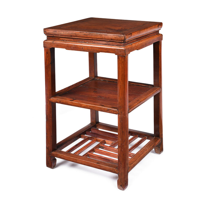 Antique Huali & baimu Chinese Flower Stand from Jiangsu - 19th Century | Indigo Antiques