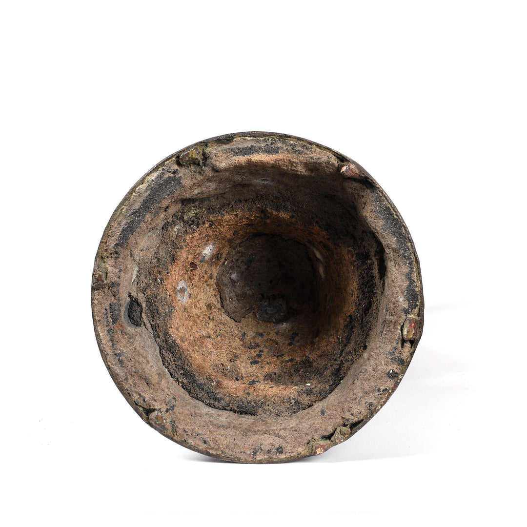 Core Detail From Antique Gilt Bronze Thai Standing Buddha - 18thC | INDIGO ANTIQUES