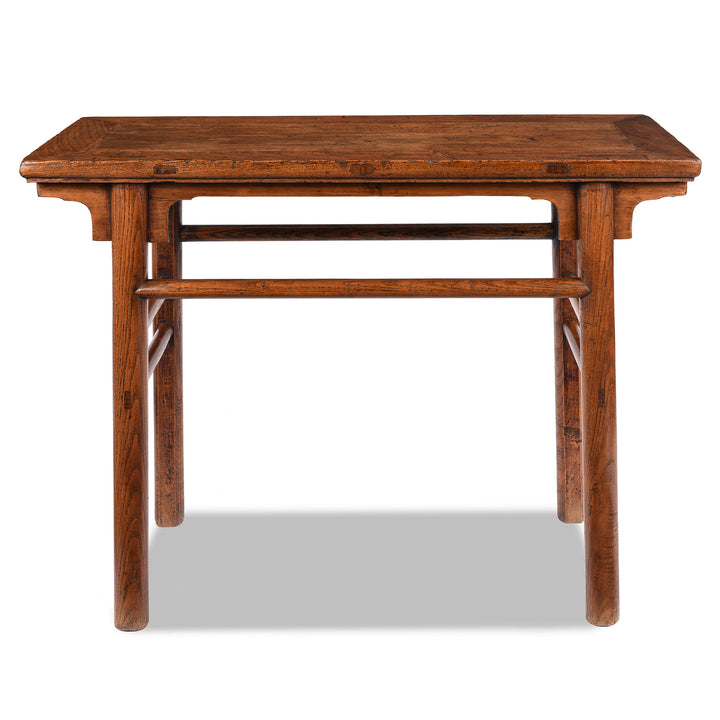 Antique Chinese Ming Style Elm Half Table From Shanxi Province - 19th Century | Indigo Antiques