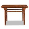 Elm Half Table From Shanxi Province - 19th Century