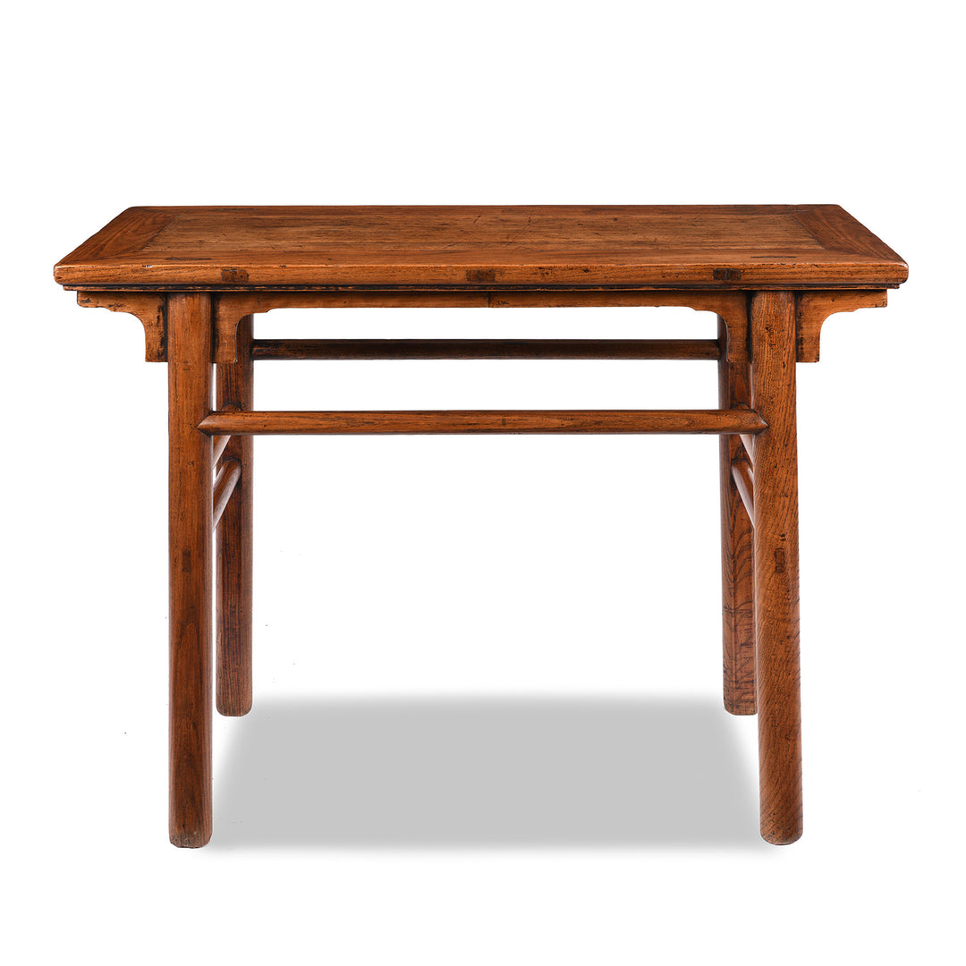 Antique Chinese Ming Style Elm Half Table From Shanxi Province - 19th Century | Indigo Antiques