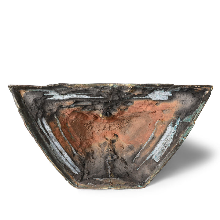 Core Detail from Antique Thai Gilt Bronze Rattanakosin Sitting Buddha Statue - 19th Century | Indigo Antiques