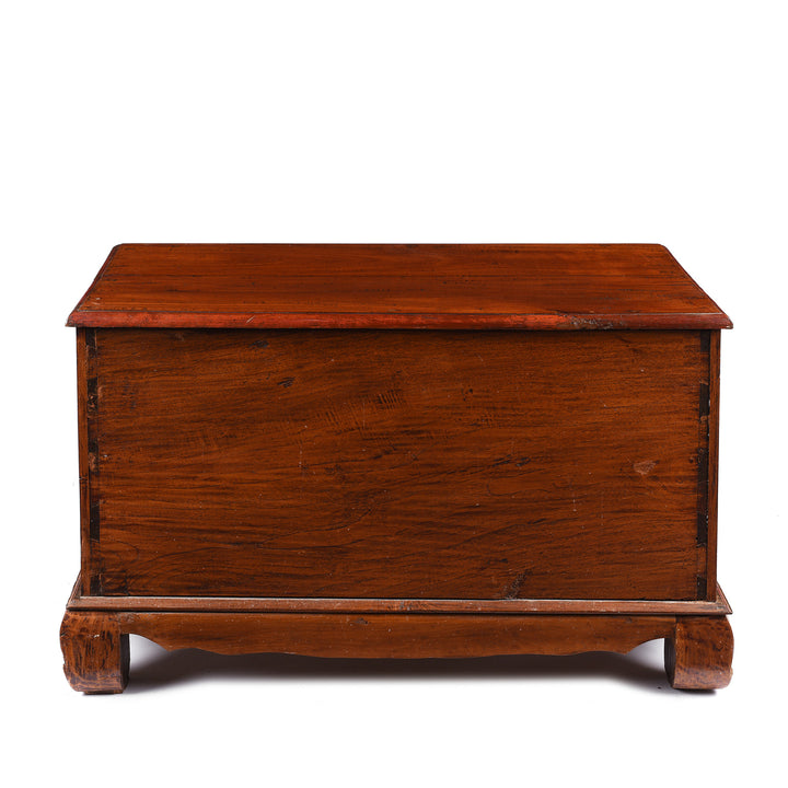 Back Of Antique Painted Indonesian Chest - 19th Century | Indigo Antiques