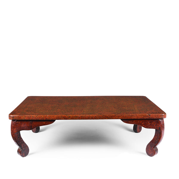 Japanese Wakasa Nuri Lacquer Zataku Coffee Table - Taisho Era