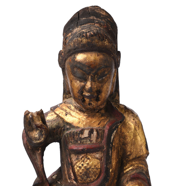 Qing Dynasty Guan Yu Figure - Early 19th Century