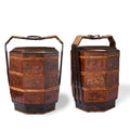 Pair of Chinese Wedding Baskets From South China - ca 1920