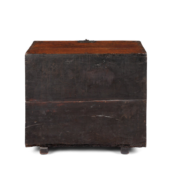Korean Pear Wood Bandaji From Jeju Do - 19th Century