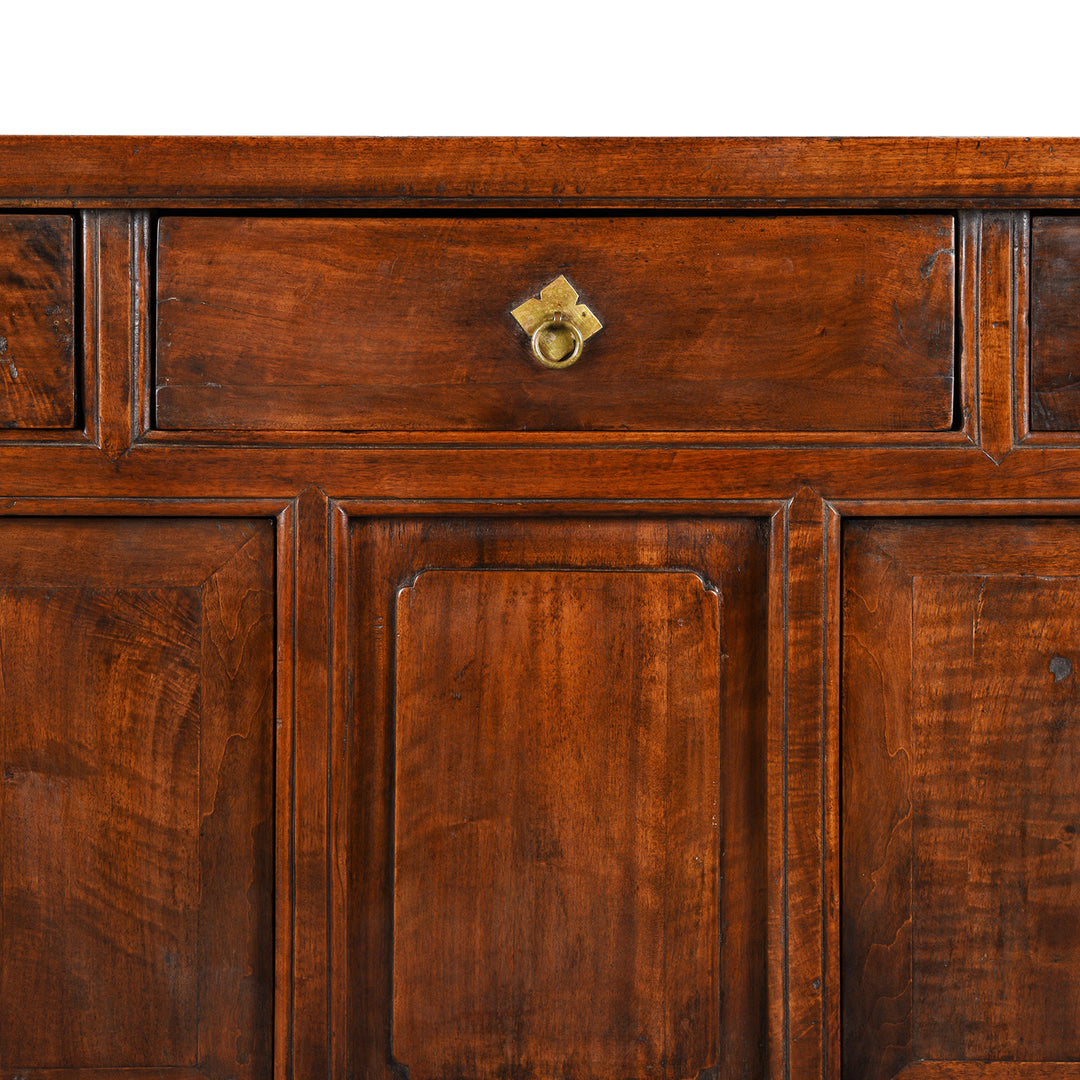 Detail From Antique Walnut Sideboard from Gansu - 19th Century | Indigo Antiques