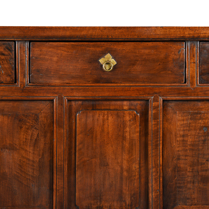 Detail From Antique Walnut Sideboard from Gansu - 19th Century | Indigo Antiques