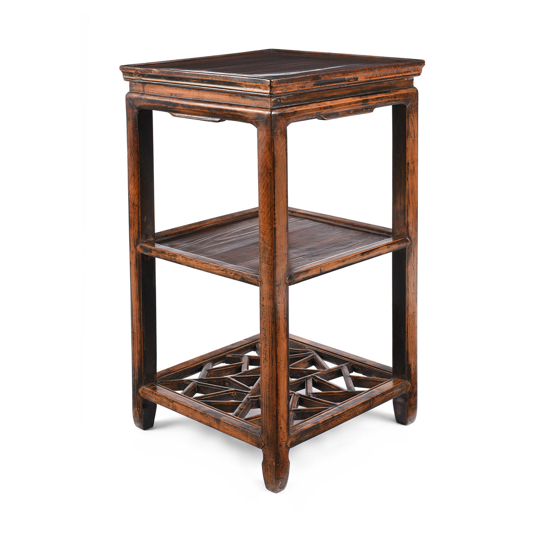 Angled View Of Chinese Flower Stand from Jiangsu - 19th Century | Indigo Antiques