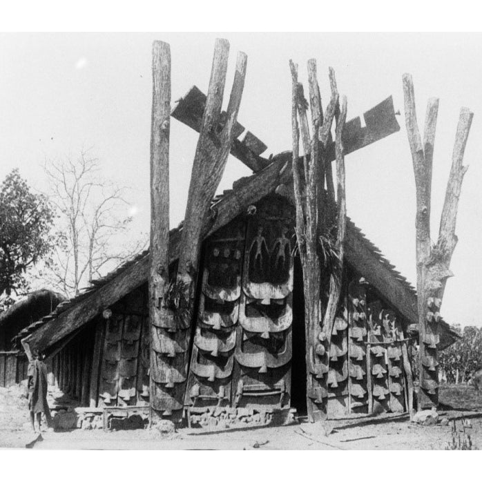 Carved Tribal Totem Panel from Nagaland - 19thC