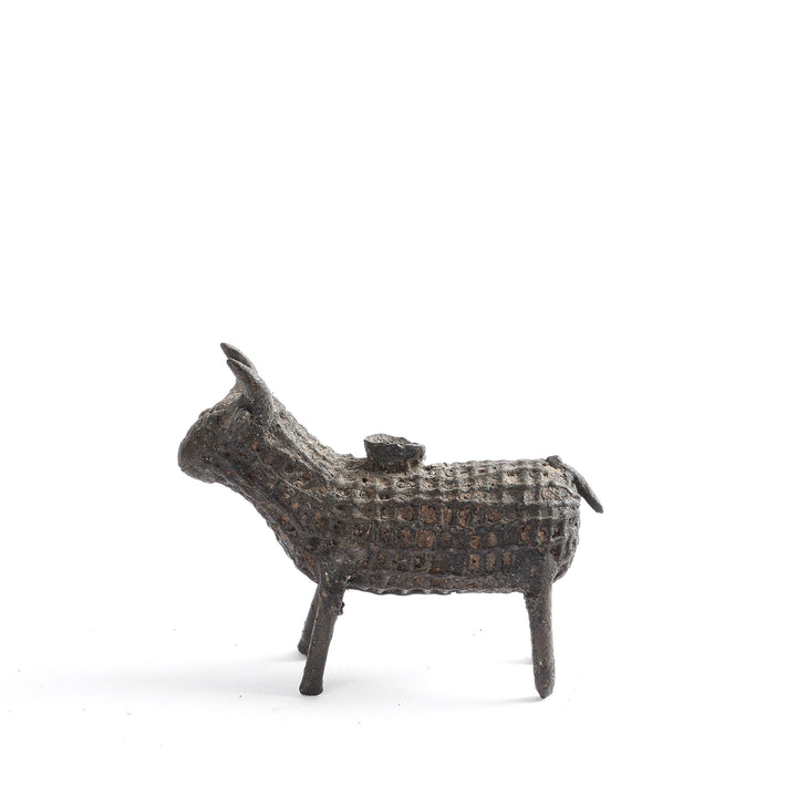 Gond Dokra work Brass Cow From Orissa - Early 20thC | Indigo Antiques