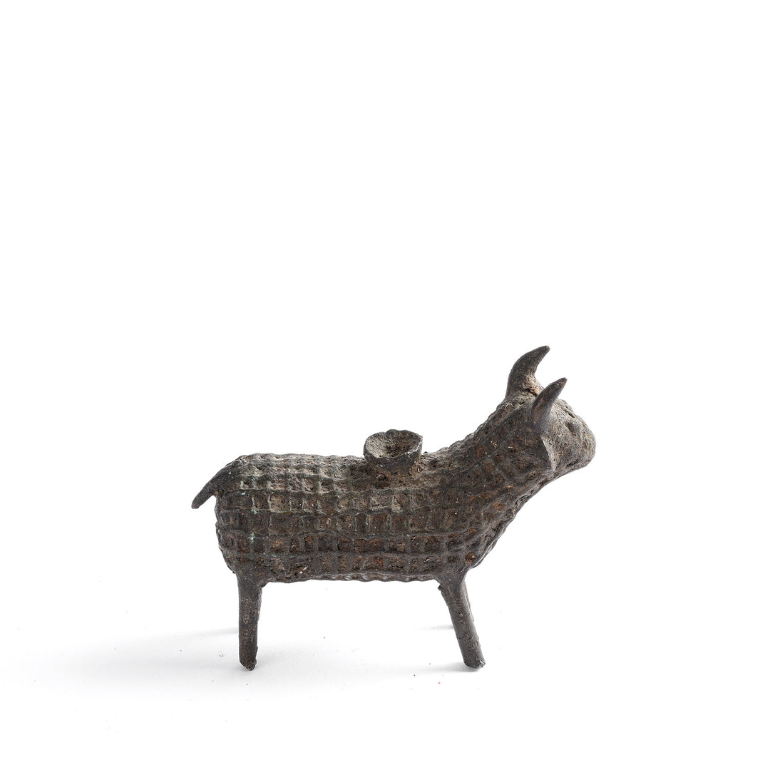 Gond Dokra work Brass Cow From Orissa - Early 20thC | Indigo Antiques