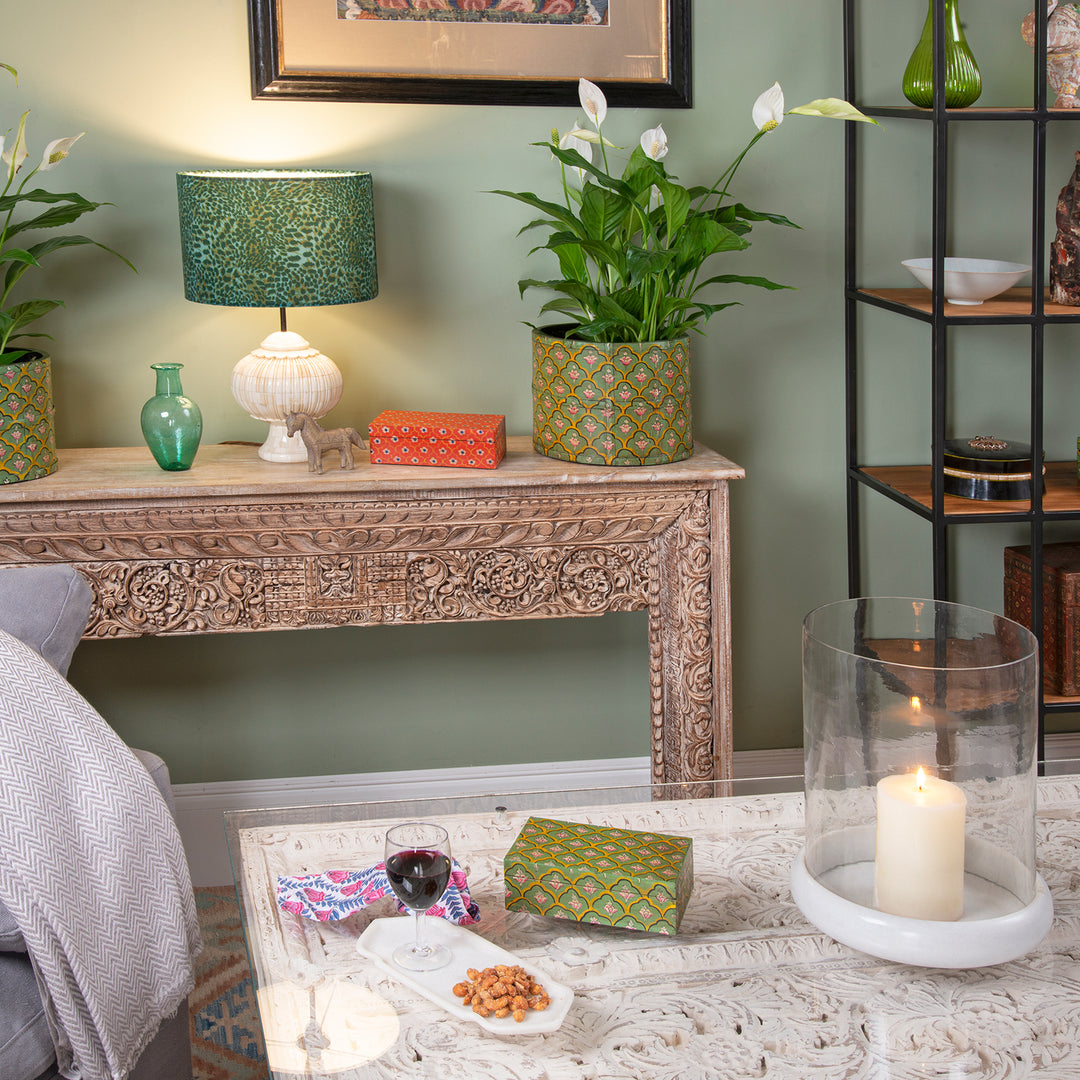 Indian Interior Inspiration With Reclaimed Wood & Painted Furniture | Indigo Antiques