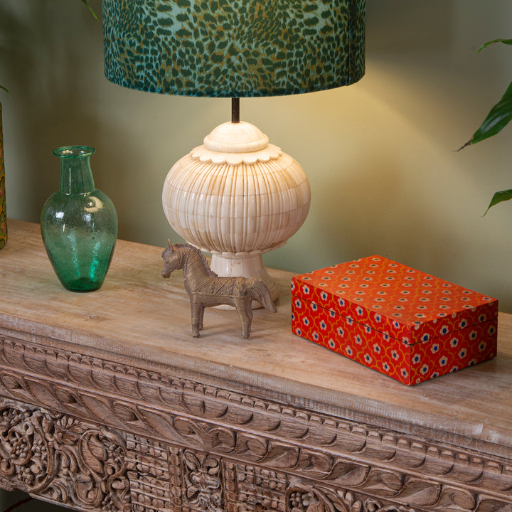 Indian Interior Inspiration - Hand painted Keepsake box  | Indigo Antiques