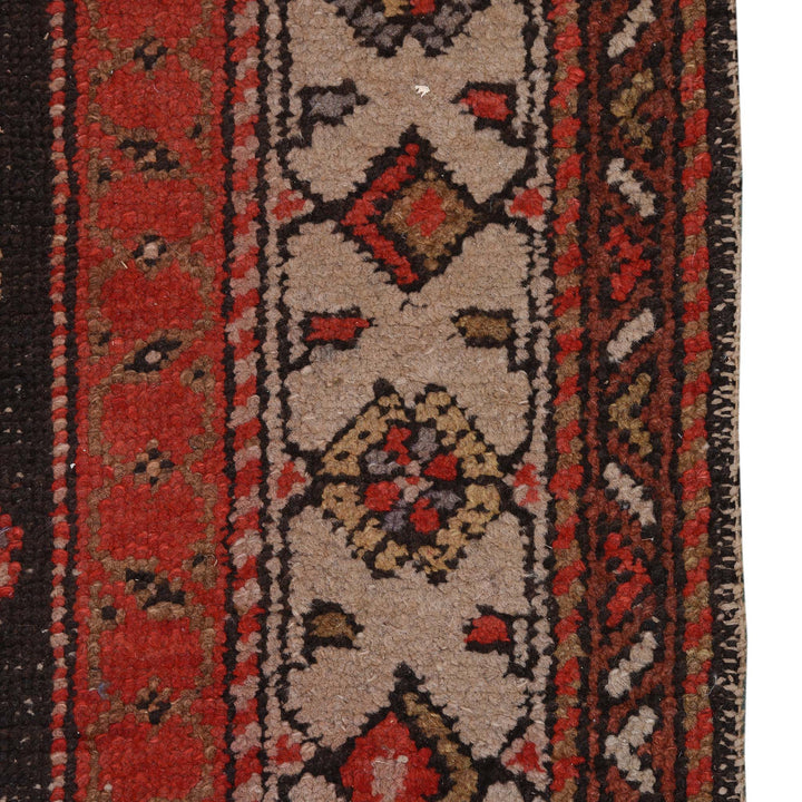 Detail From Hamadan Rug All Over Herati Design from North West Persia - Ca 1920 | Indigo Antiques