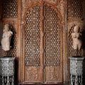 Carved Jali Purdah Screen - Mughal Style