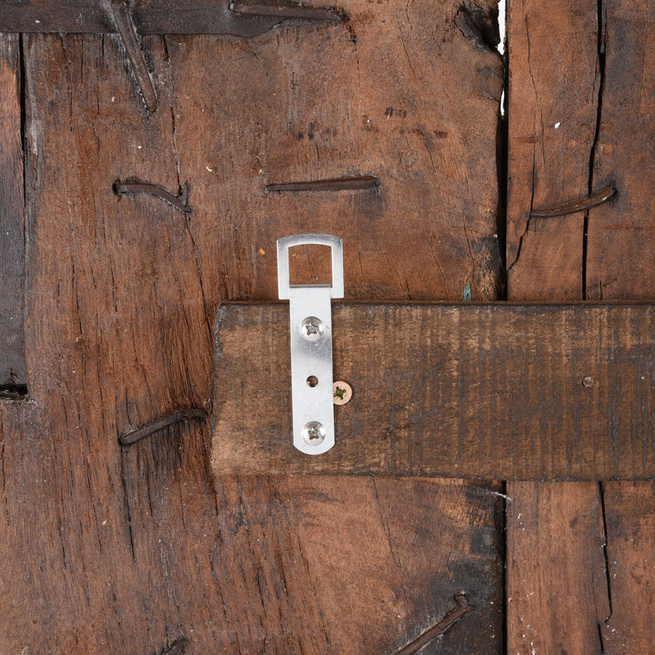 Hanger Detail Of Carved & Painted Teak Window Shutter From South Rajasthan - 19thC | Indigo Antiques