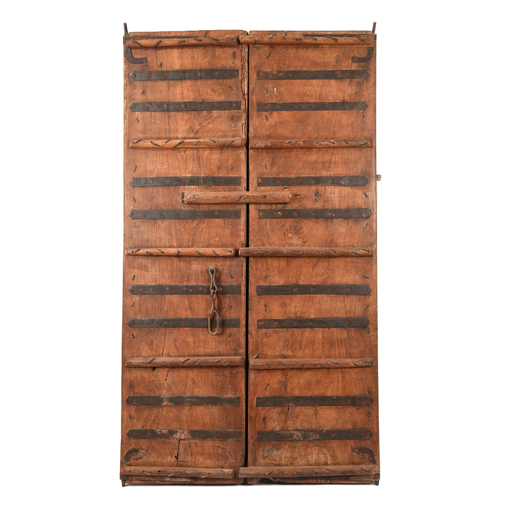Carved Roheda Doors From Bikaner - 19thC - 94 x 10 x 153 (wxdxh cms) - A6143