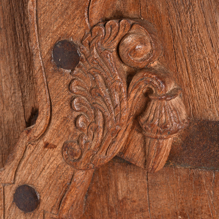 Carved Roheda Doors From Bikaner - 19thC - 94 x 10 x 153 (wxdxh cms) - A6143