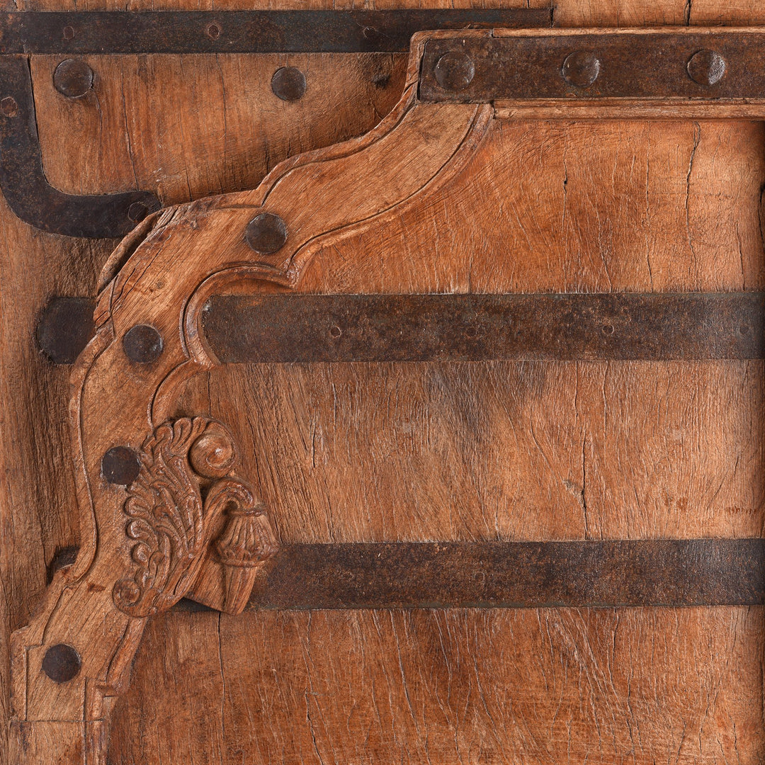 Carved Roheda Doors From Bikaner - 19thC - 94 x 10 x 153 (wxdxh cms) - A6143