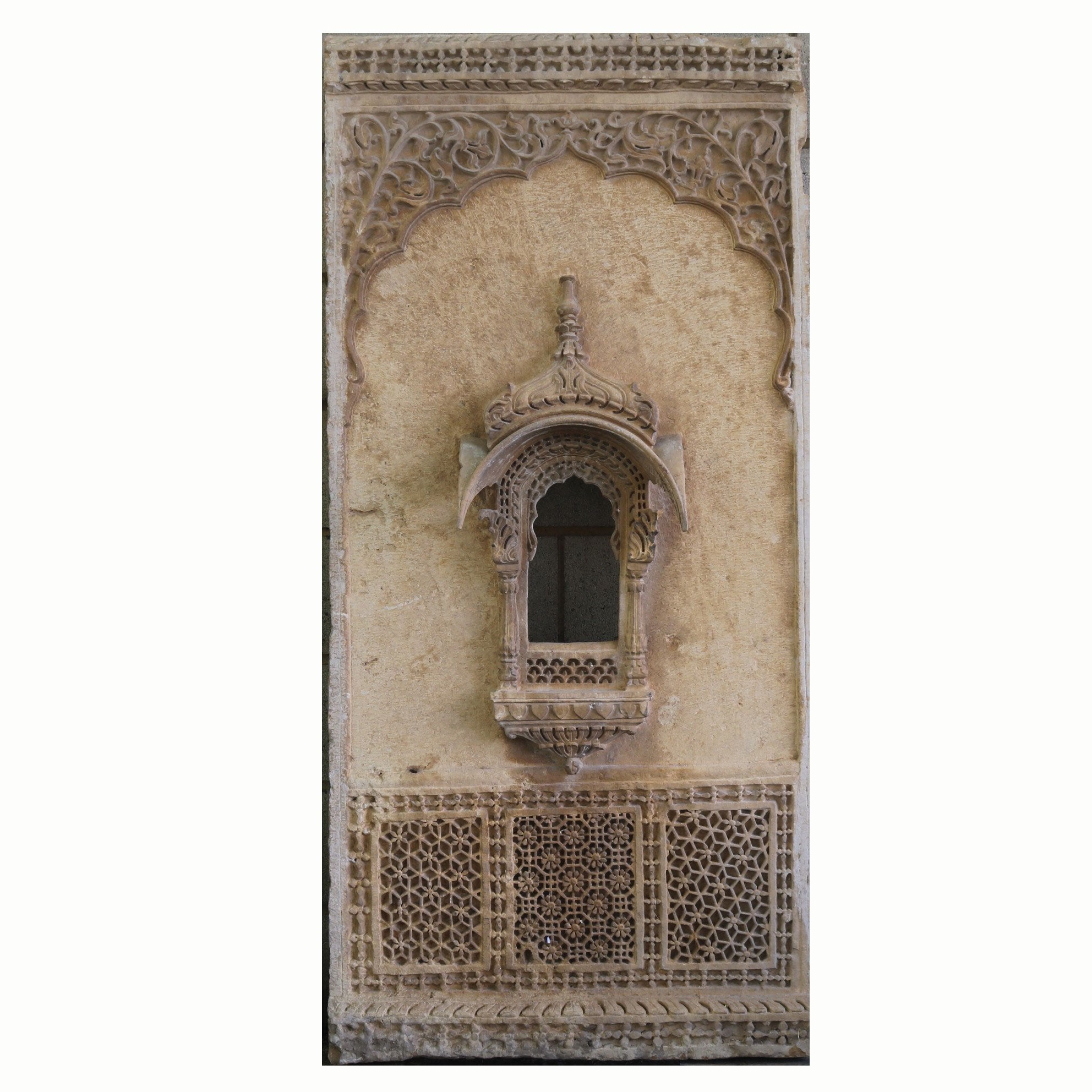 Carved Stone Jharoka From Rajasthan - 19thC | Indigo Oriental Antiques