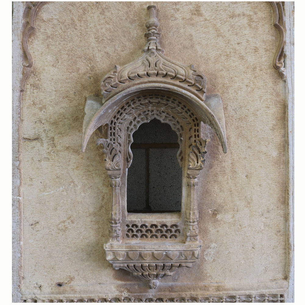 Carved Stone Jharoka From Rajasthan - 19thC | Indigo Oriental Antiques