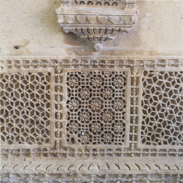 Carved Stone Jharoka From Rajasthan - 19thC | Indigo Oriental Antiques