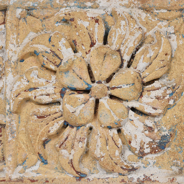 Carved Stone Lintel Panel From Jaisalmer - 19thC