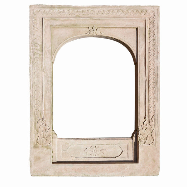 Carved Stone Window From Punjab - 19thC