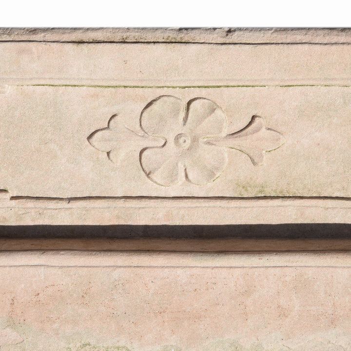 Carving Detail From Carved Stone Window From Punjab - 19thC | Indigo Antiques