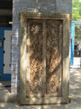 Carved Teak Door & Frame - 19thC