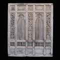 Carved Teak Window Shutter From Hyderabad - 19thC