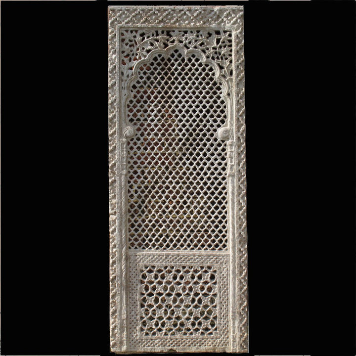 Indian Stone Jali Window Panel from Jaisalmer | Indigo Oriental Antiques