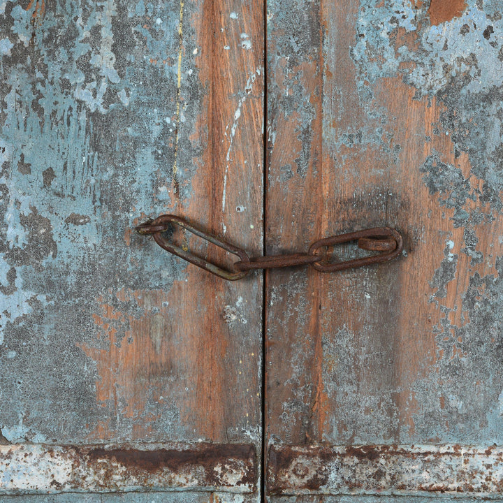 Back Chain Detail of Old Carved Mughal Window Shutter - 18thC | Indigo Antiques