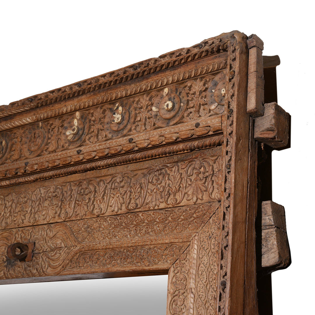 Old Indian Carved Doorway from Rajasthan - 18thC | Indigo Oriental Antiques
