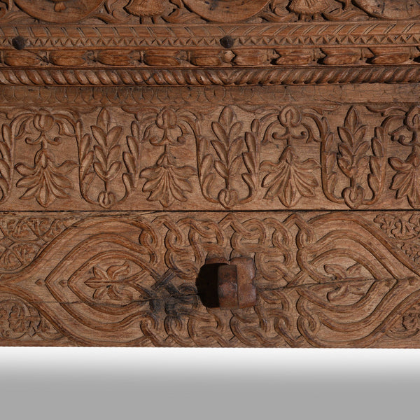 Old Indian Carved Doorway from Rajasthan - 18thC