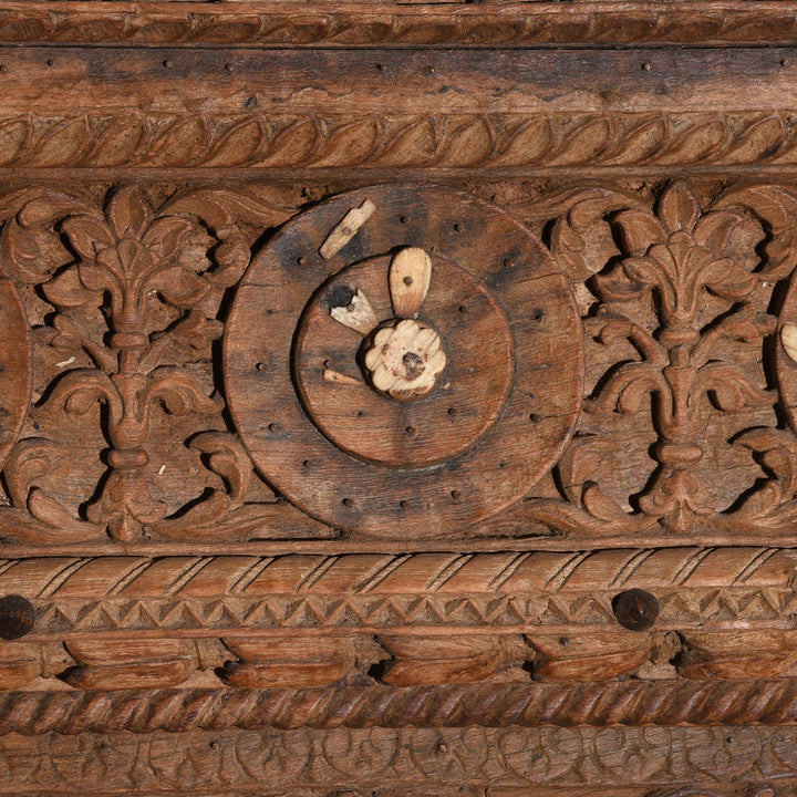 Old Indian Carved Doorway from Rajasthan - 18thC | Indigo Oriental Antiques