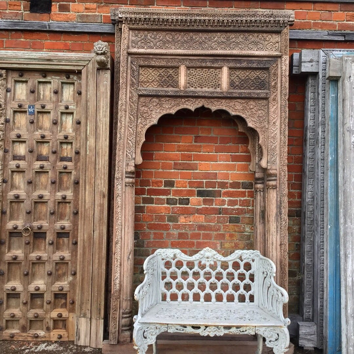 Teakwood Arch from Punjab - 19thC | Indigo Oriental Antiques