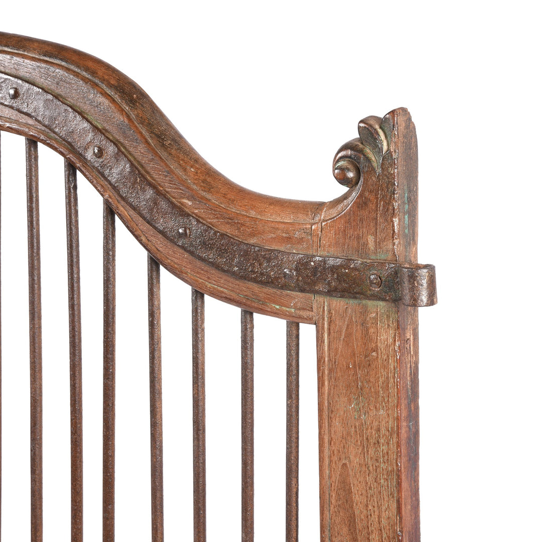 Indian Teak Dog Gates From Gujarat - 19th Century | Indigo Oriental Antiques