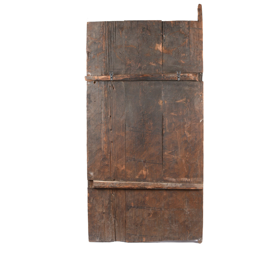 Tibetan Dragon Door panel With Original Paint | Indigo Antiques