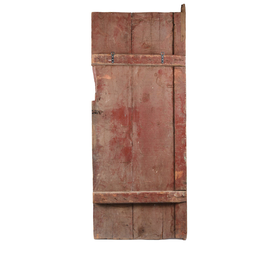 Tibetan Dragon Door panel With Original Paint | Indigo Antiques