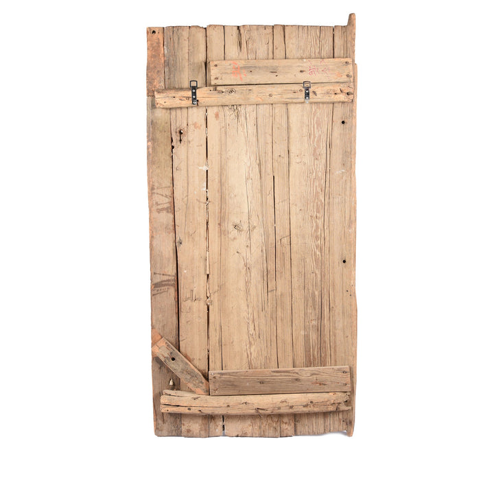 Tibetan Tiger Door With Original Paint 75 - 100 Yrs Old | Indigo Antiques