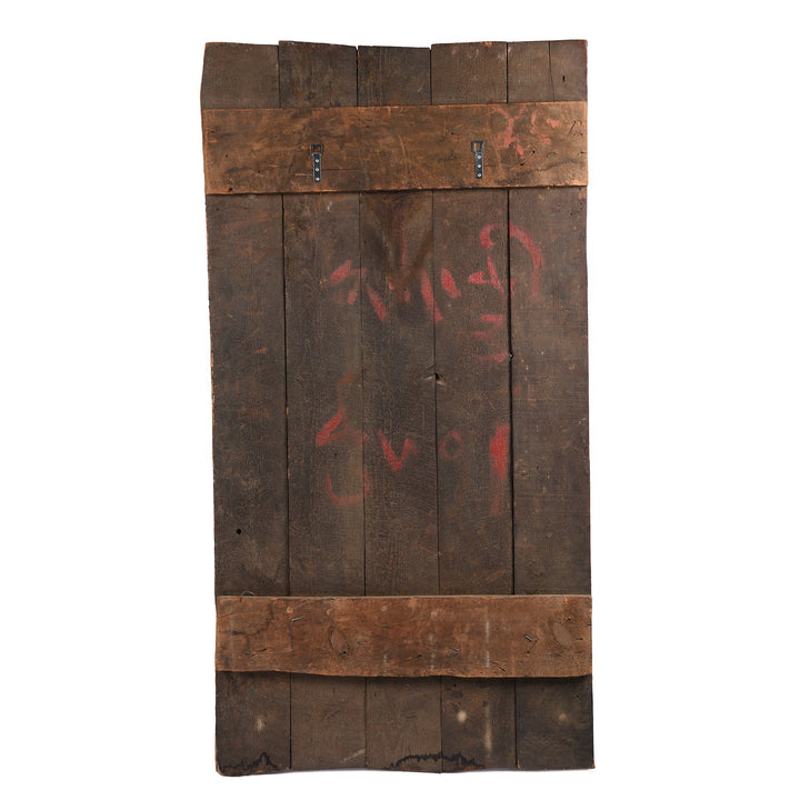 Tibetan Tiger Door Panel With Original Paint | Indigo Antiques