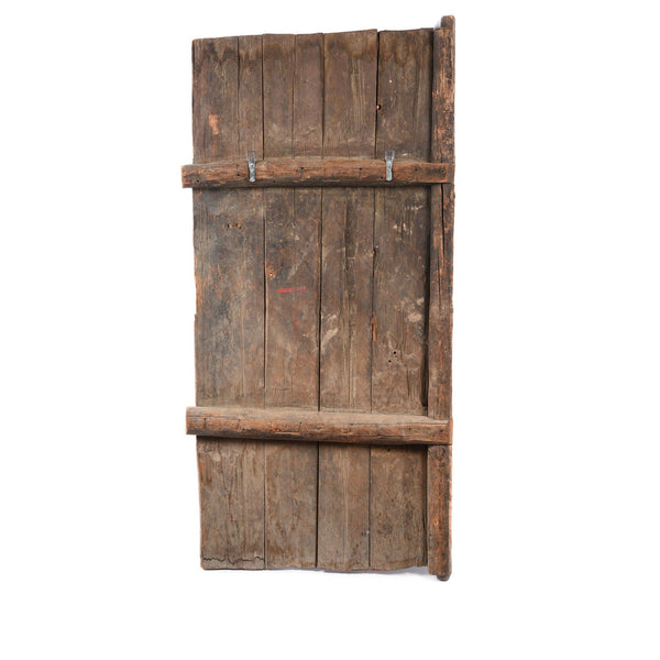 Tibetan Tiger Door Panel With Original Paint - Ca 1900