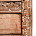 Bedside Cabinet Made From Reclaimed Carved Teak