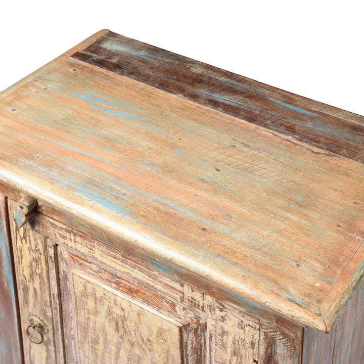 Bedside Cabinet Made From Reclaimed Teak | Indigo Antiques