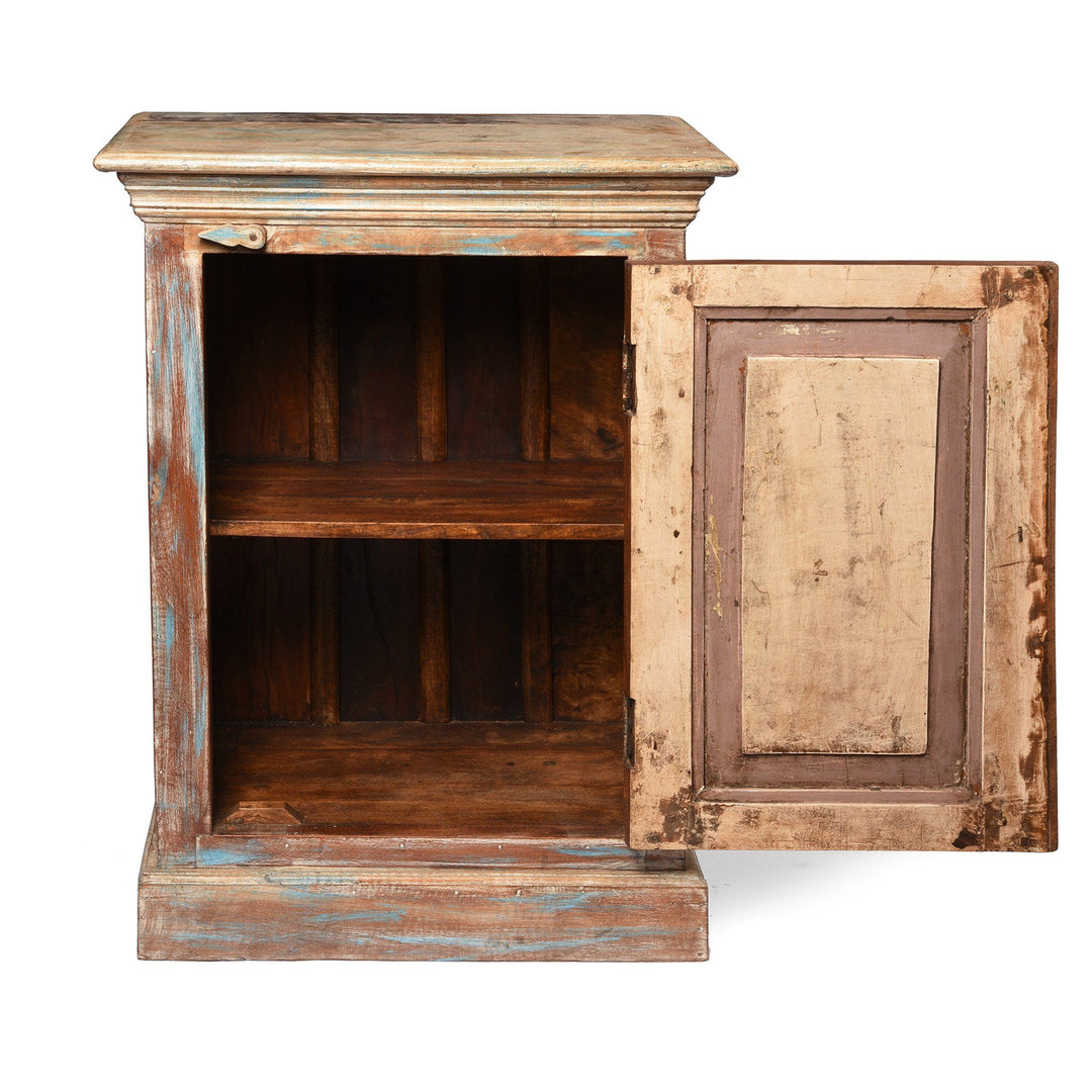 Bedside Cabinet Made From Reclaimed Teak | Indigo Antiques