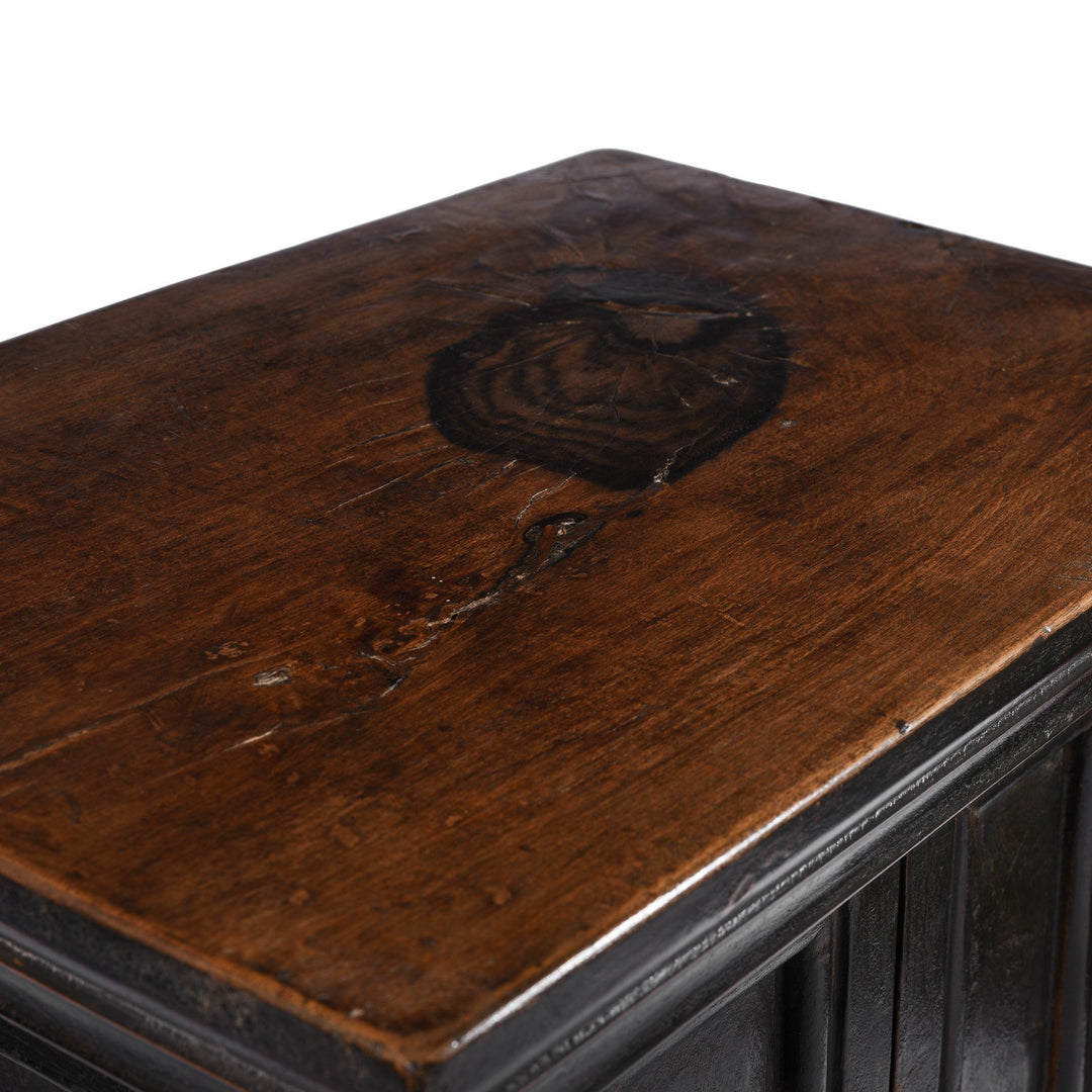 Surface Top View Of Persimmon Side Cabinet From Shanxi - 19thC | Indigo Antiques