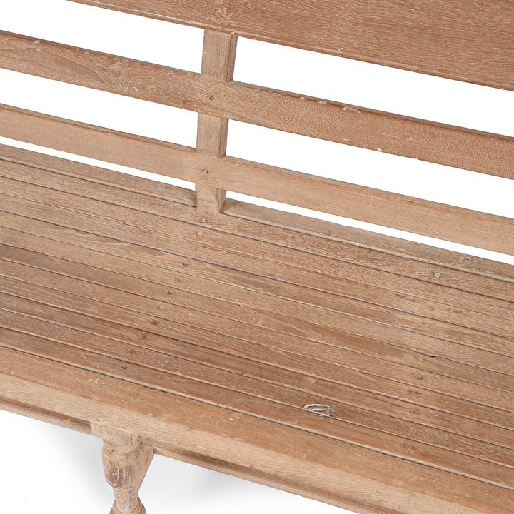 Regency Anglo Indian Teak Bench - Ca 1900 | Indigo Antiques